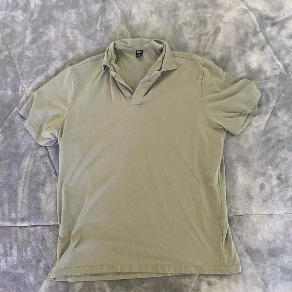 SHEIN Men's Casual Olive Polo - Picture 1 of 3
